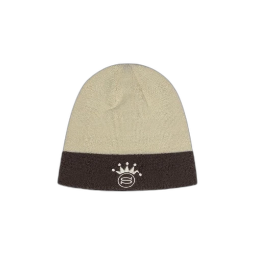 Stussy Crown Jacquard Skullcap Bone