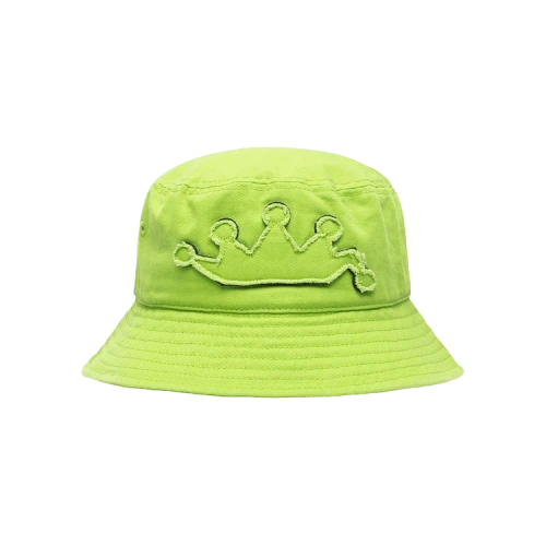 Stussy Applique Crown Bucket Hat Lime