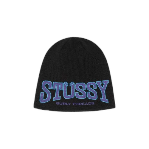 Stussy Burly Threads Skullcap Black