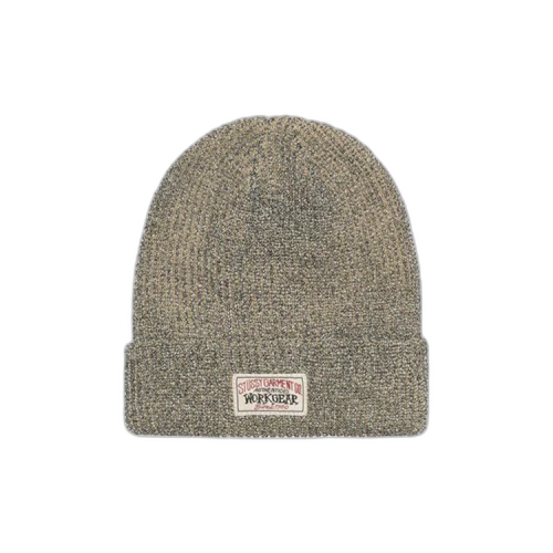 Stussy Cuff Yarn Reflective Beanie Khaki