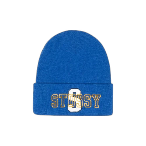 Stussy Cuff Varsity S Beanie Blue