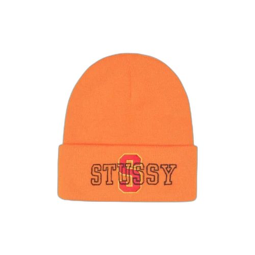 Stussy Cuff Varsity S Beanie Orange