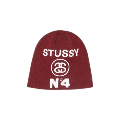 Stussy Skullcap Number 4 'Maroon'