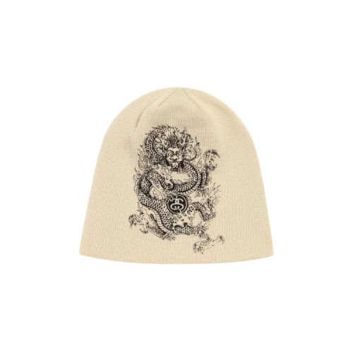 Stussy Skullcap Dragon Print 'Stone'