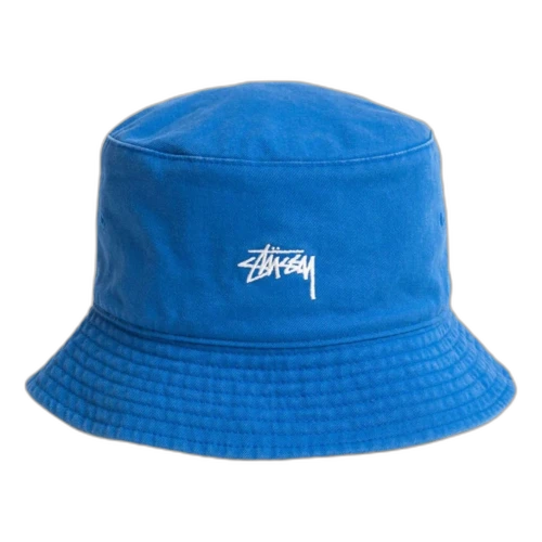 Stussy Reversible Stock Bucket Hat 'Royal Leopard'