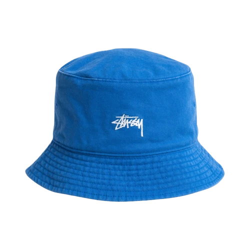 Stussy Reversible Stock Bucket Hat 'Royal/Leopard'