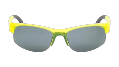 Stussy Hiro Sunglasses Frost Yellow/Black Lens