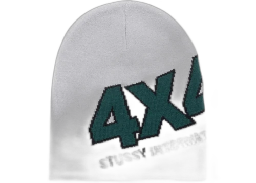 Stussy 4X4 Skullcap Beanie Grey