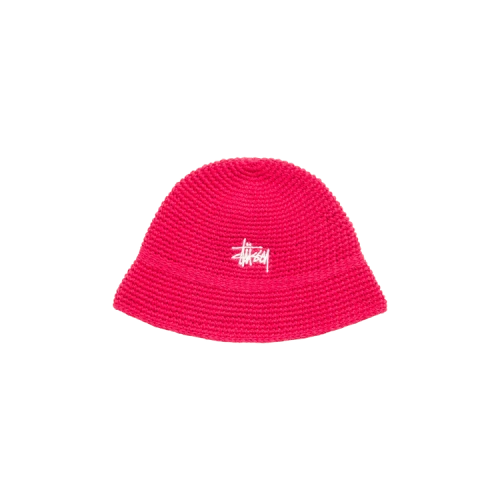 Stussy Basic Knit Bucket Hat 'Red'