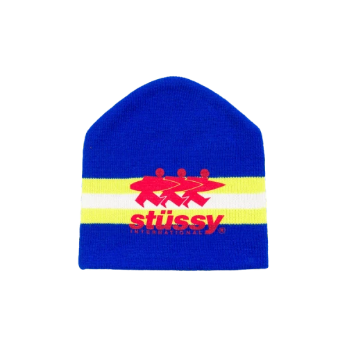 Stussy Stripe Ski Beanie 'Blue'