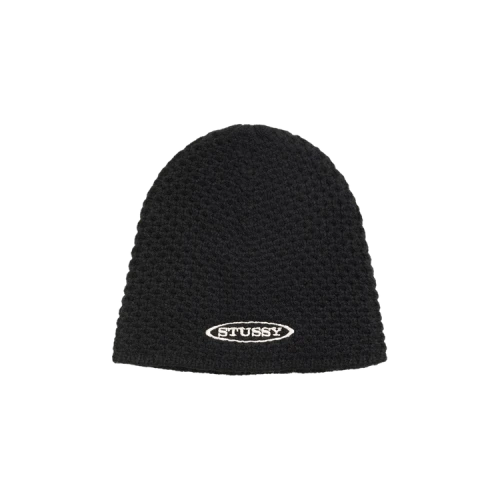 Stussy Textured Knit Skullcap 'Black'