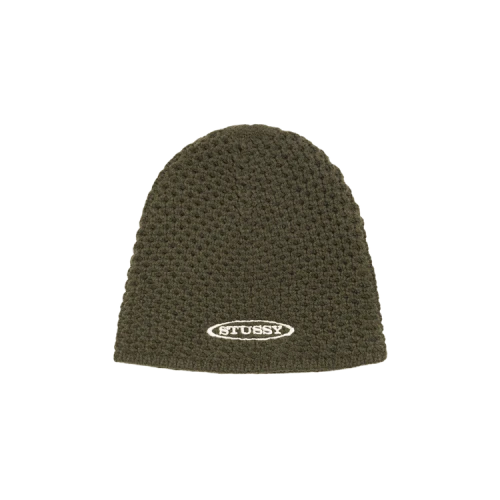 Stussy Textured Knit Skullcap 'Olive'
