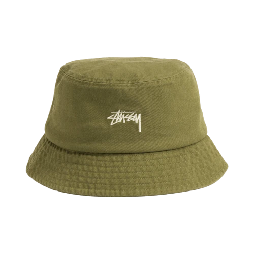 Stussy Stock Bucket Hat 'Olive'