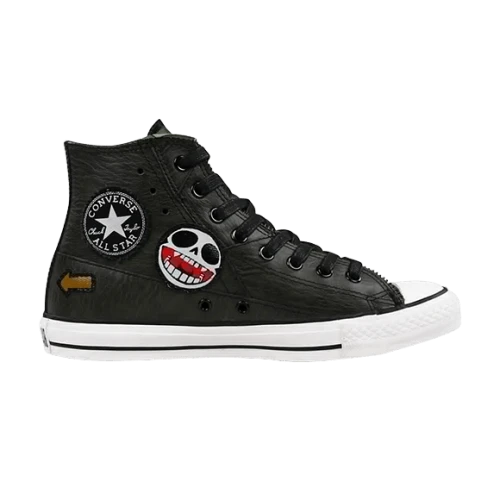 Gorillaz x Converse Chuck Taylor All Star Leather Motorcycle Hi 'Black'