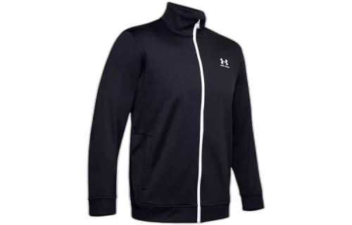 Under Armour Sportstyle Tricot Training Jacket 'Black White'