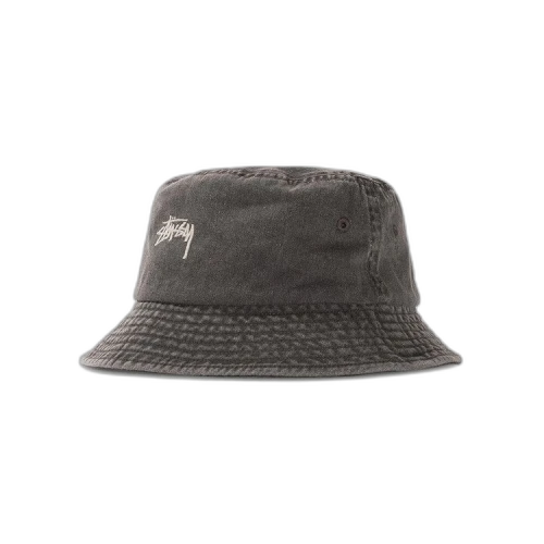 Stussy Stock Washed Bucket Hat 'Black'
