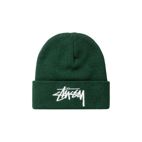 Stussy Big Stock Cuff Beanie 'Forest'