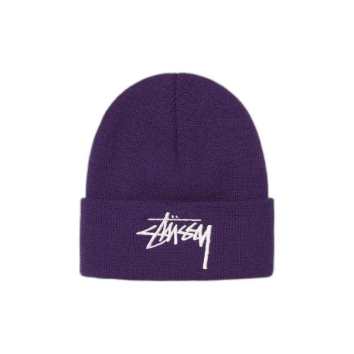 Stussy Big Stock Cuff Beanie 'Purple'