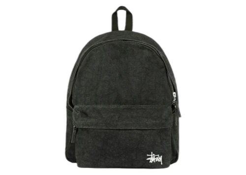Stussy Canvas Backpack Washed Black