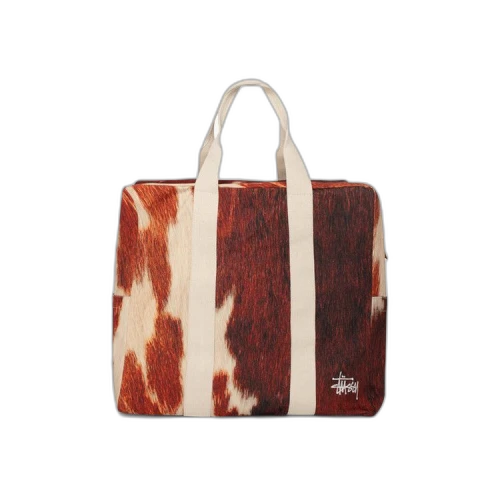 Stussy Canvas Flight Bag 'Cowhide'