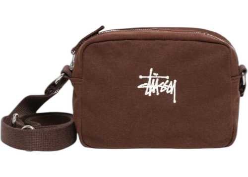 Stussy Canvas Pouch Brown