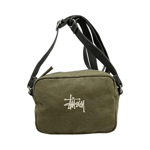 Stussy Canvas Pouch Green