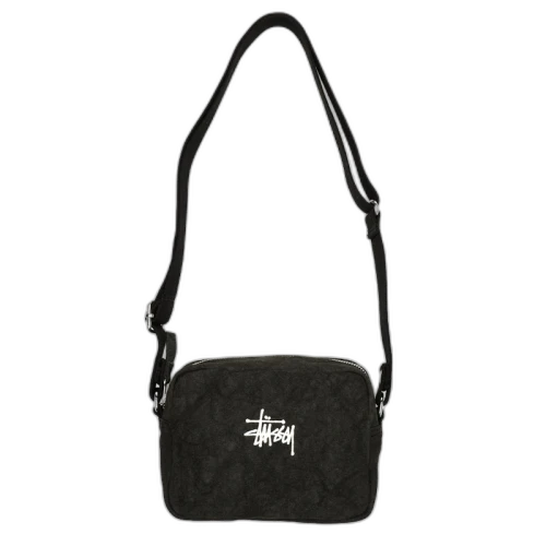 Stussy Canvas Pouch Washed Black
