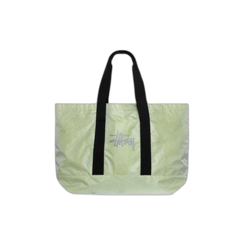 Stussy Ripstop Overlay Extra Large Tote Bag Lime