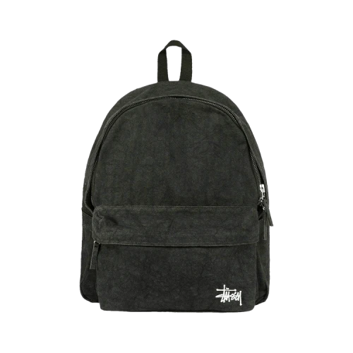 Stussy Needle Punch Backpack 'Washed Black'