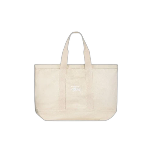 Stussy Needle Punch Tote Bag 'Natural'