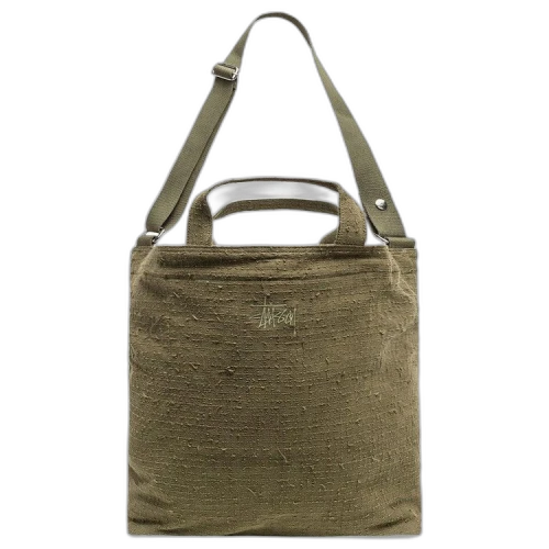 Stussy Needle Punch Crossbody Bag Olive