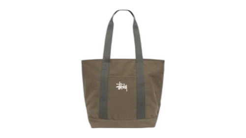 Stussy Canvas Market Tote Green