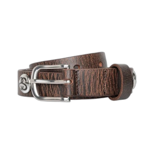 Stussy SS-Link Studded Belt 'Distressed Brown'