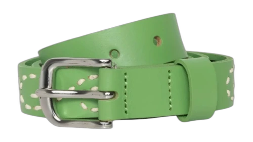 Stussy Embroidered S Belt Jade