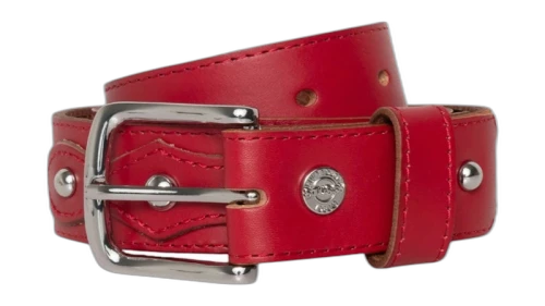 Stussy Rodeo Belt Scarlet