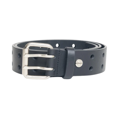 Stussy Punch Out Leather Belt 'Black'