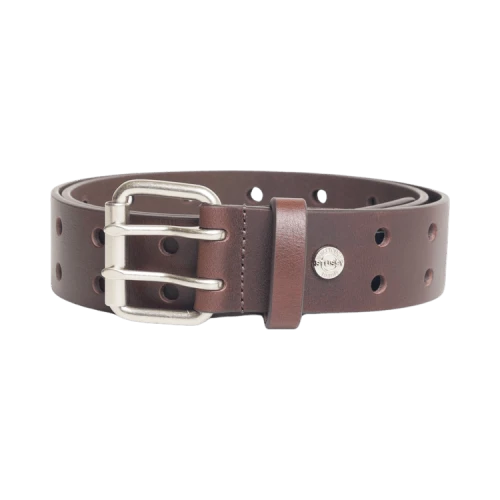 Stussy Punch Out Leather Belt 'Brown'