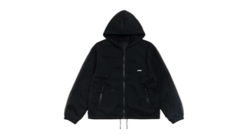 Stussy Layered Mesh Hooded Jacket Black