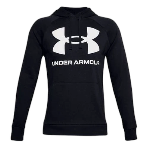 Under Armour Rival Fleece Big Logo Hoodie 'Black'