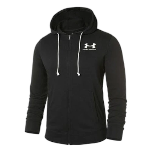 Under Armour Rival Terry Hooded Jacket 'Black'