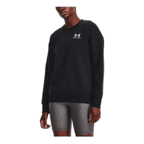 Under Armour Essential Fleece Crew Sweatshirt 'Black' (Women's)