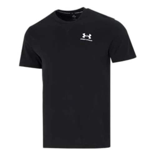 Under Armour Logo Embroidered Heavyweight Short Sleeve T-shirt 'Black White'