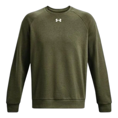 Under Armour Rival Fleece Crew Top 'Olive Green'