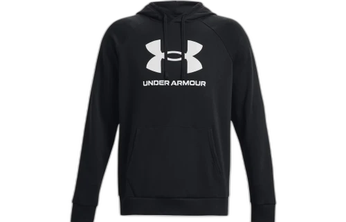Under Armour UA Rival Fleece Logo Hoodie Black/White
