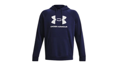 Under Armour UA Rival Fleece Logo Hoodie Midnight Navy/White