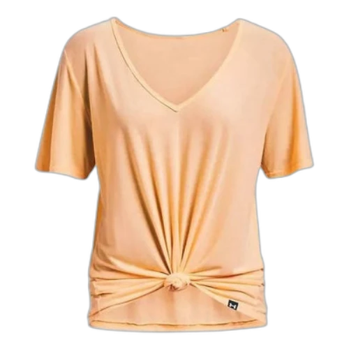 Under Armour Project Rock Completer Deep V T-shirt 'Yellow' (Women's)
