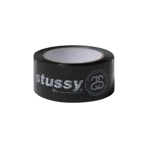 Stussy Italic Link Packing Tape 'Black'
