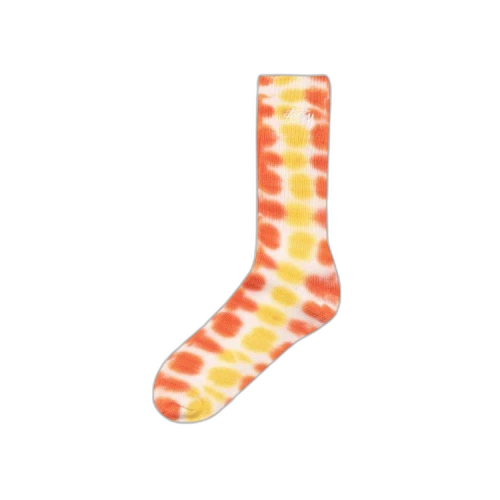 Stussy Batik Dye Crew Socks 'Red'