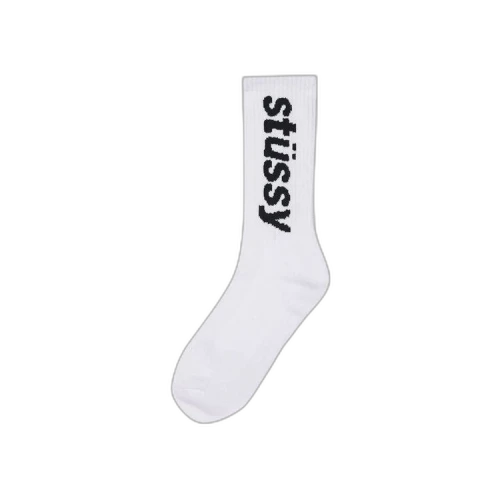 Stussy Helvetica Sock 'White'