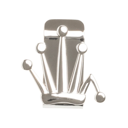 Stussy Bent Crown Money Clip 'Silver'